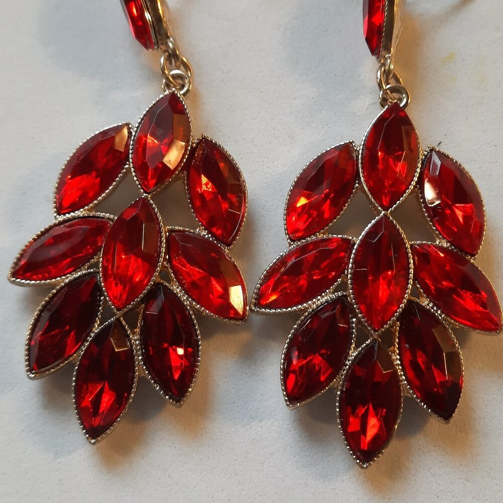 Brand New Shiny Red Earrings